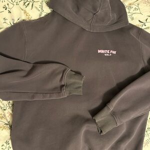 Women’s white fox hoodie